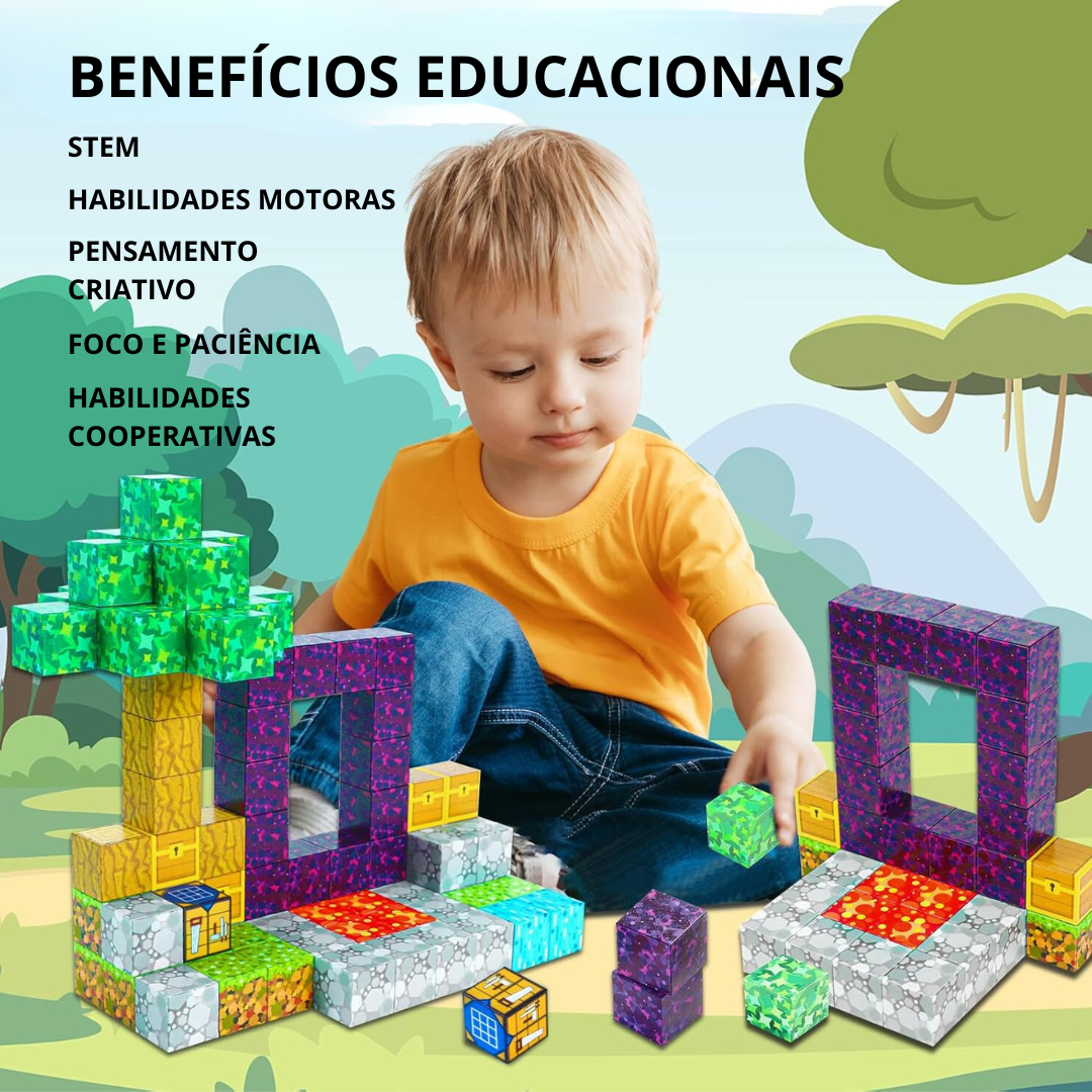 ZippyCraft: Blocos de Contrução Mágicos do Minecraft
