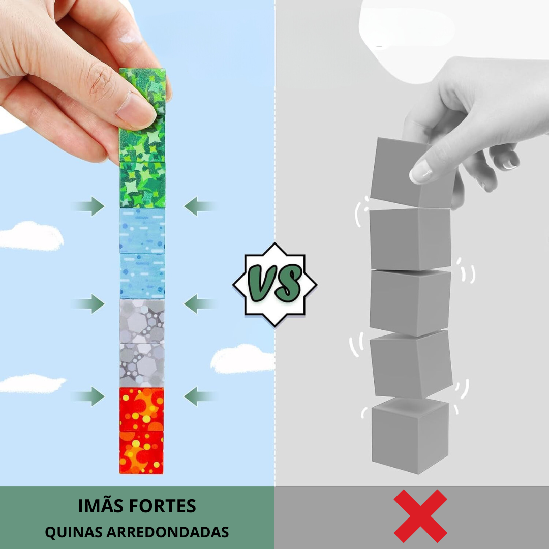 ZippyCraft: Blocos de Contrução Mágicos do Minecraft
