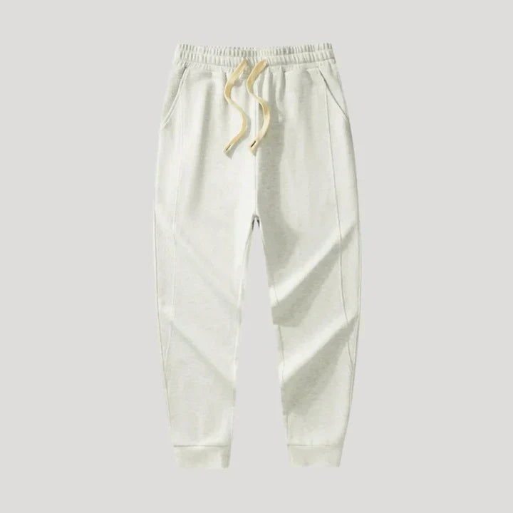 Pantalones Jogger Core Comfort de Algodón - Beige