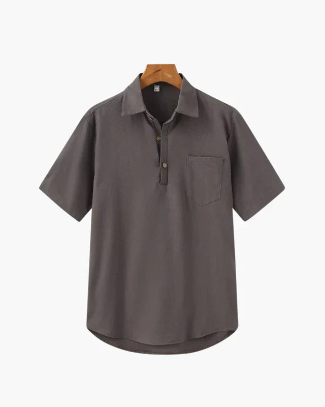 Polo tipo camiseta - Gris