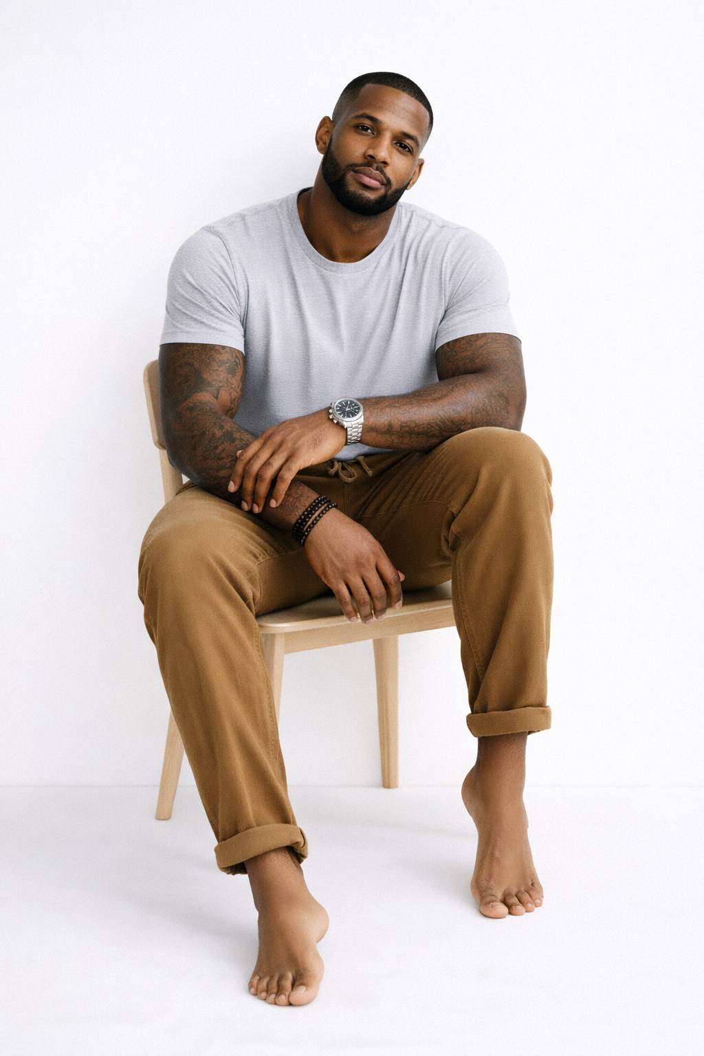 Pantalones con Cordón Urban Blend – Dark Khaki