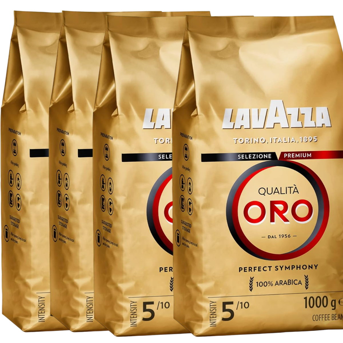 Mi café, Qualita Oro Café en Grano Natural 4 Paquetes de 1 kg (Cópia)