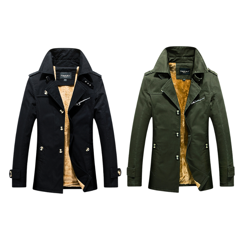 Conjunto Dúo de Chaqueta de Algodón Miller – Black/Green
