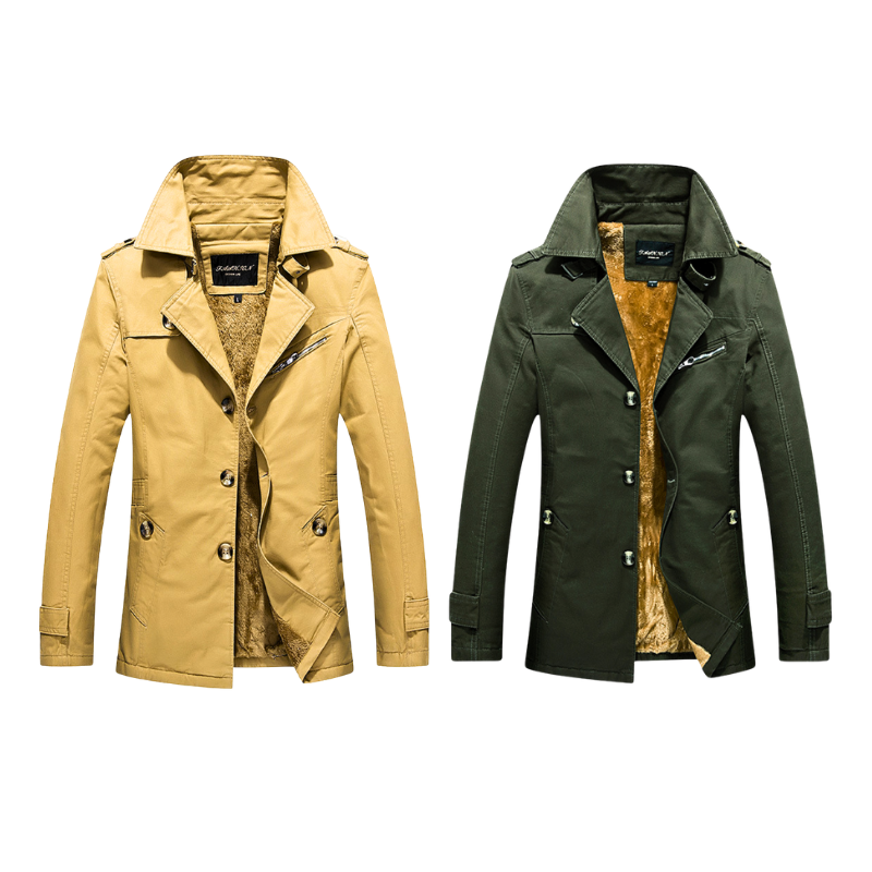 Conjunto Dúo de Chaqueta de Algodón Miller – Dusty Khaki/Green