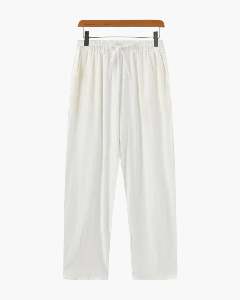 Pantalones Linen Ease – Blanco