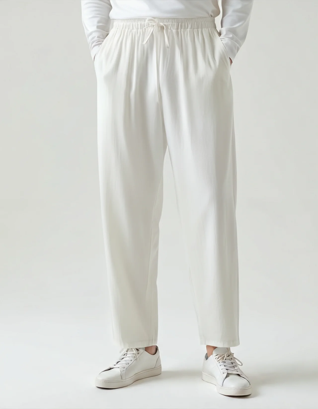 Pantalones Linen Ease – Blanco