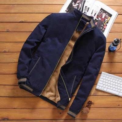 Chaqueta con Forro Térmico Suave - Negro